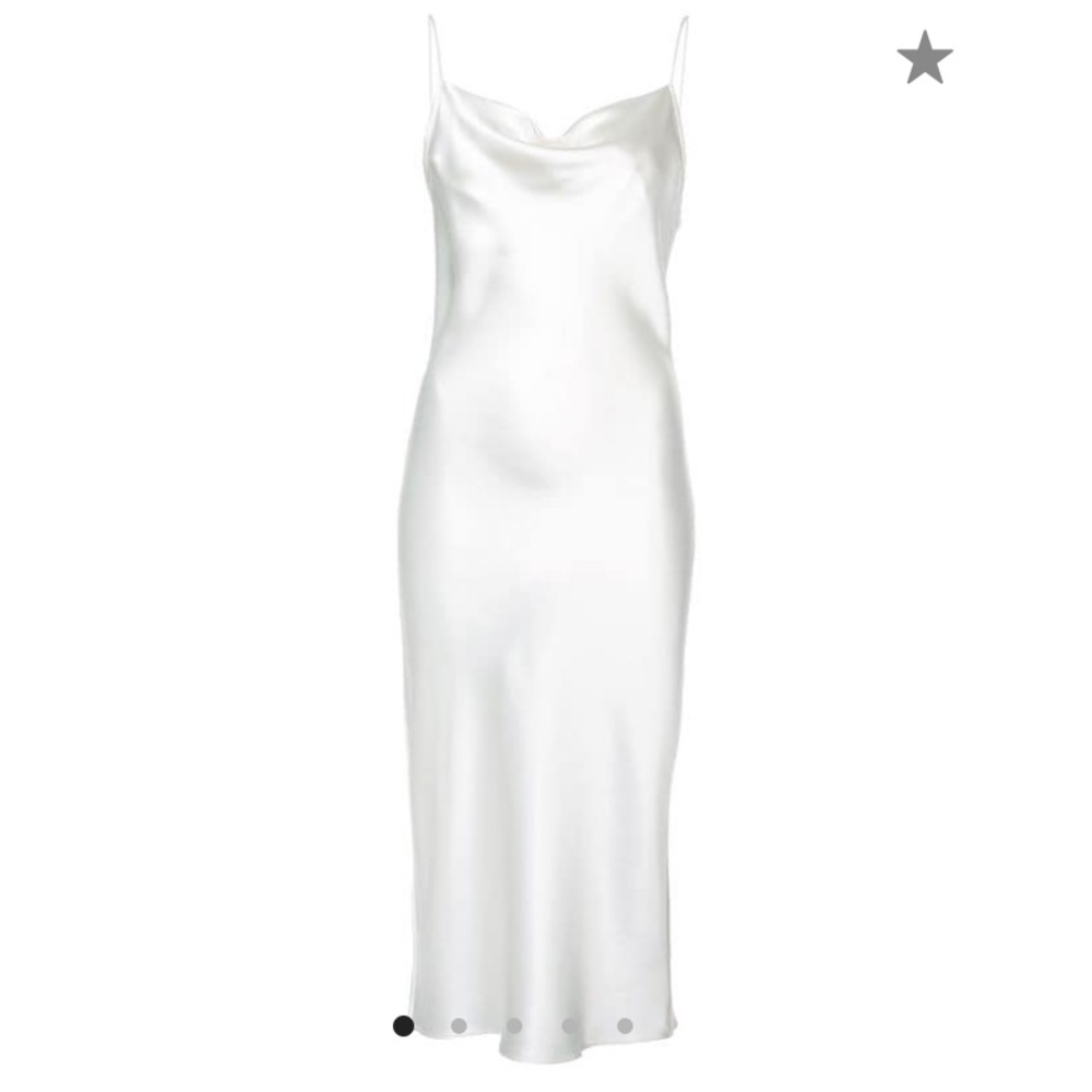 Fleur du Mal • silk cowl neck slip dress • XS